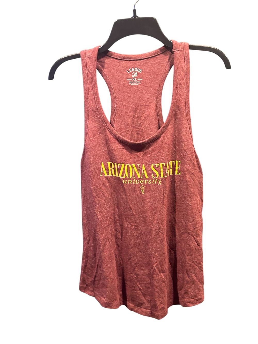 League ASU Arizona State University Sun Devils Racerback Tank Top Women's XL